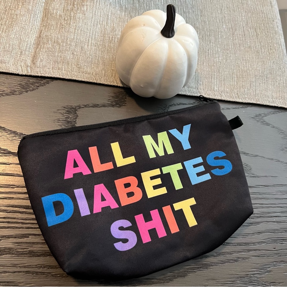 🌈 Colorful Funny Medication Bag Cosmetic Bag Zippered Travel Case